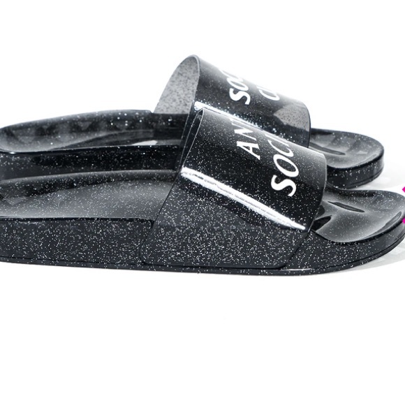 🎉HOST PICK! NEW! Anti Social Social Club slides! Price is FIRM - Picture 4 of 12